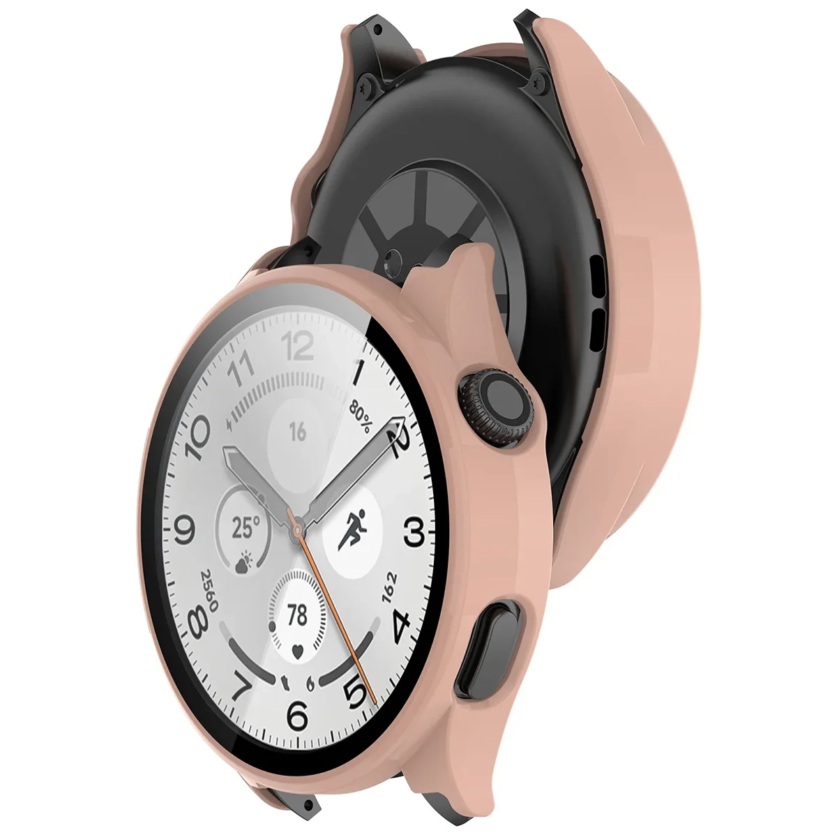 Etui Bizon Case Watch Adamo do Xiaomi Watch 5 Różowy