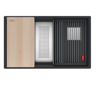 Zlewozmywak Franke Kanon KNG PRO 160-46-21 Granitowy Czarny mat