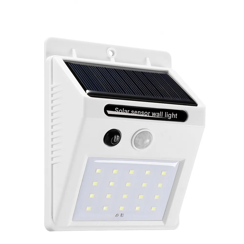 Lampa solarna Duwi Solar Sensor Wall Light 3W 200lm Biały