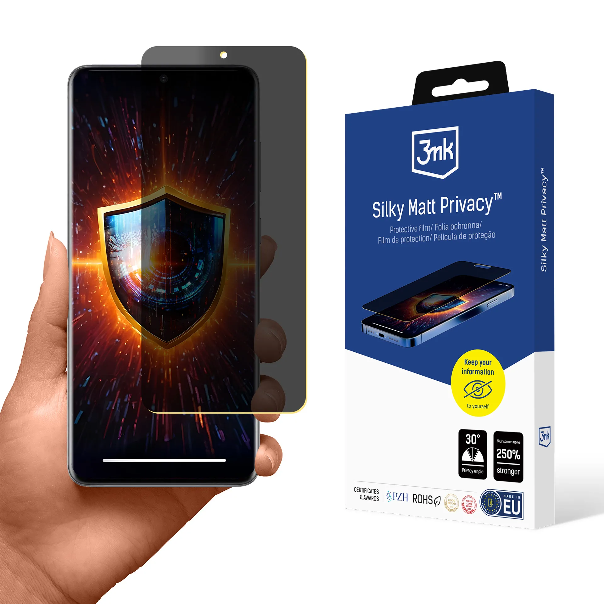 Folia ochronna 3mk Silky Matt Privacy do Samsung Galaxy S20+ 5G