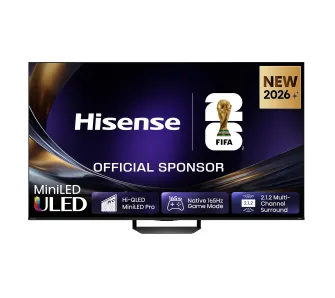 Telewizor Hisense 85U7S PRO 85" ULED MiniLED 4K 165Hz Smart TV Funkcje AI Dolby Vision Dolby Atmos HDMI 2.1 DVB-T2