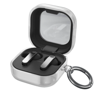 Etui na słuchawki Bizon Case Headphone Clear do Galaxy Buds 4/4 Pro Przeźroczysty