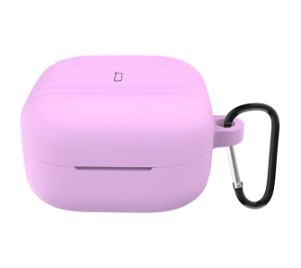 Etui na słuchawki Bizon Case Headphone Silicone do Galaxy Buds 4/4 Pro Jasnofioletowy