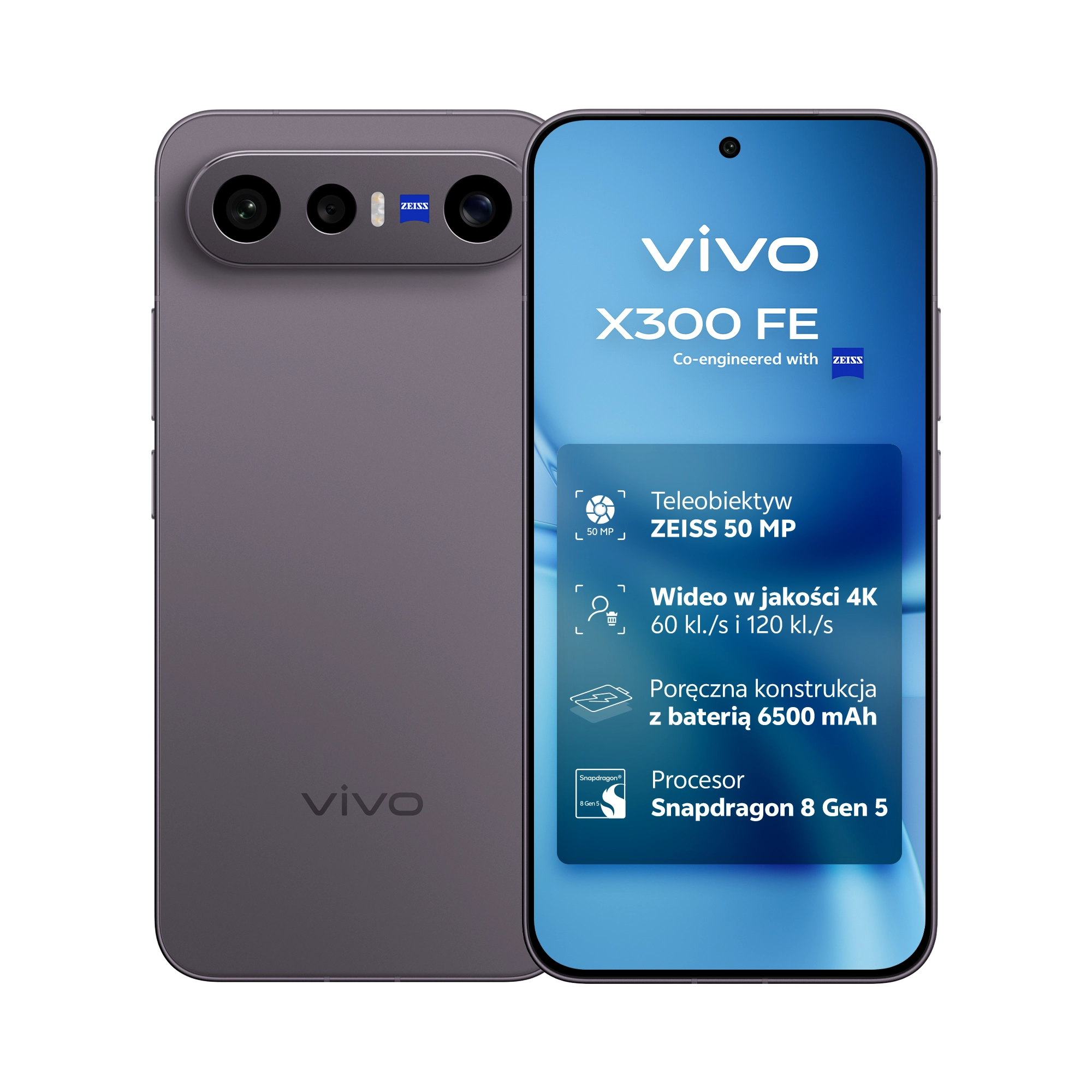 Smartfon vivo X300FE 5G 12/512GB 6,31" 120Hz 50Mpix Czarny