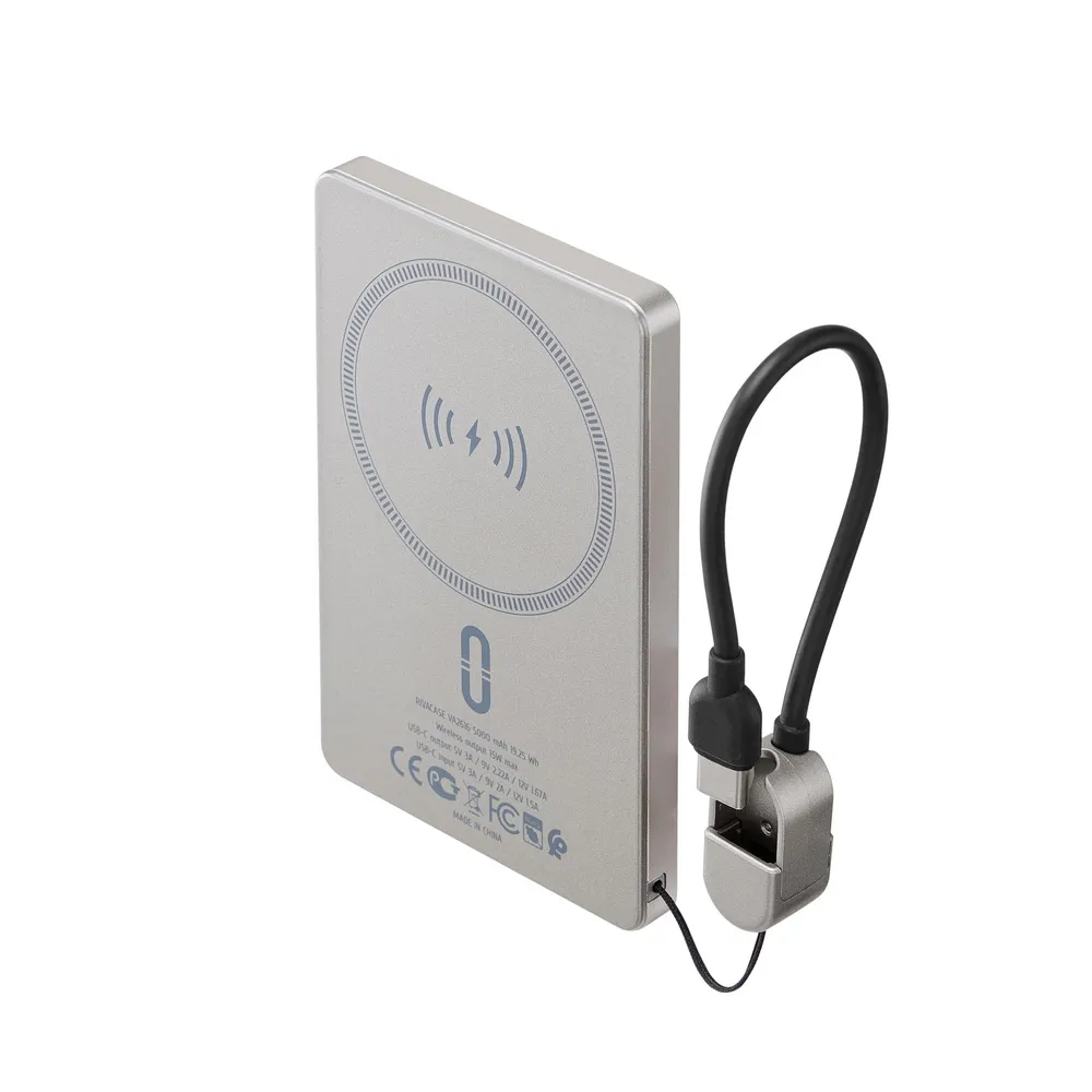 Powerbank Rivacase VA2616 5000 mAh 20W szary