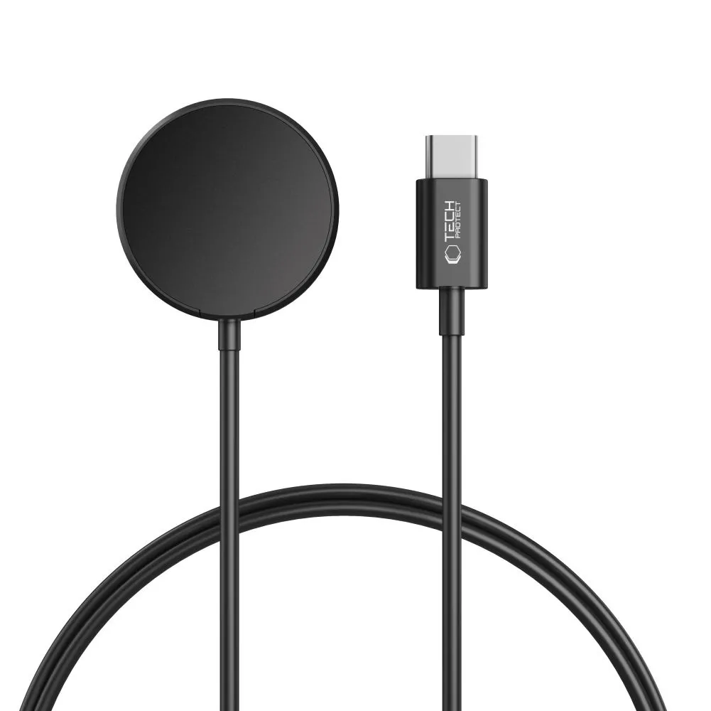 Ładowarka indukcyjna Tech-Protect MC03 UltraBoost dla Samsung Galaxy Watch USB-C 1m Czarny