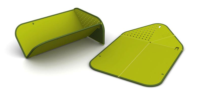 Joseph Joseph Deska z cedzakiem Rinse & Chop 60081 (zielony)