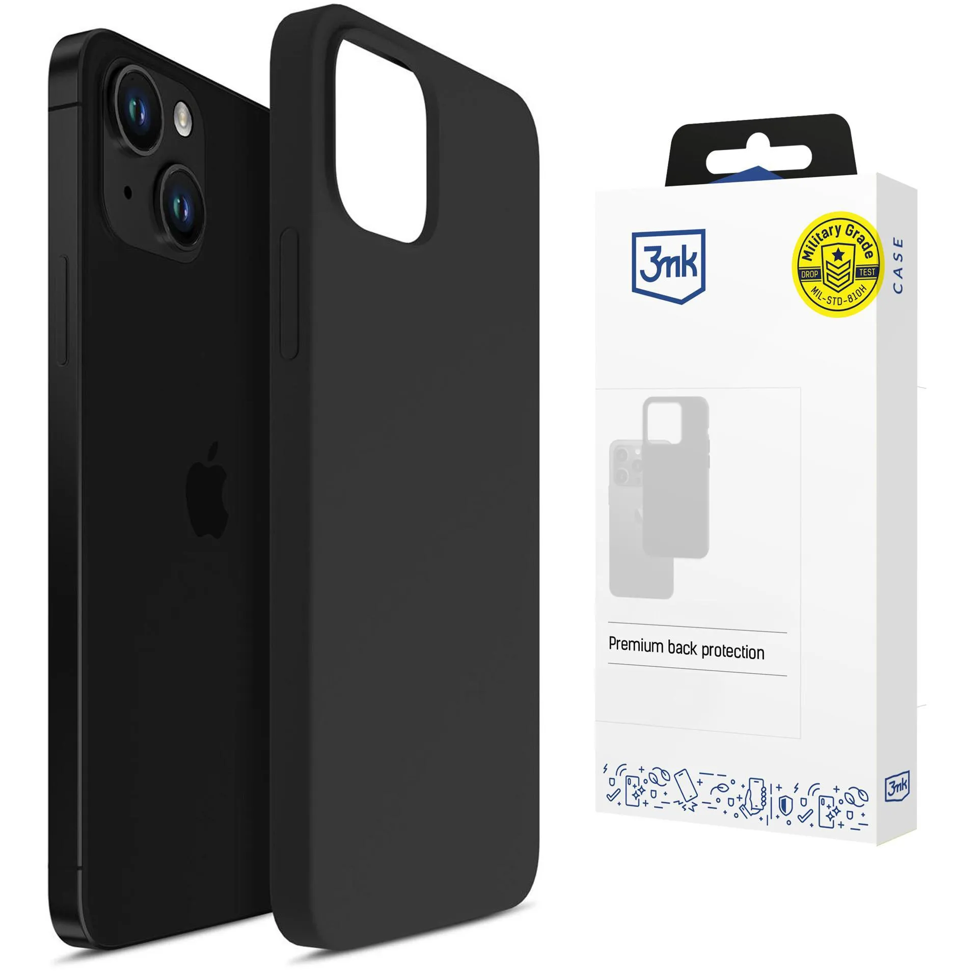 Etui 3mk Hardy Mellow Case do iPhone 15 Plus Czarny