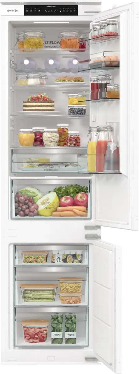 Lodówka Gorenje G600 NRKI519D61WF Funkcje AI Pełny No Frost 193,2cm Komora świeżości Zdalne sterowanie