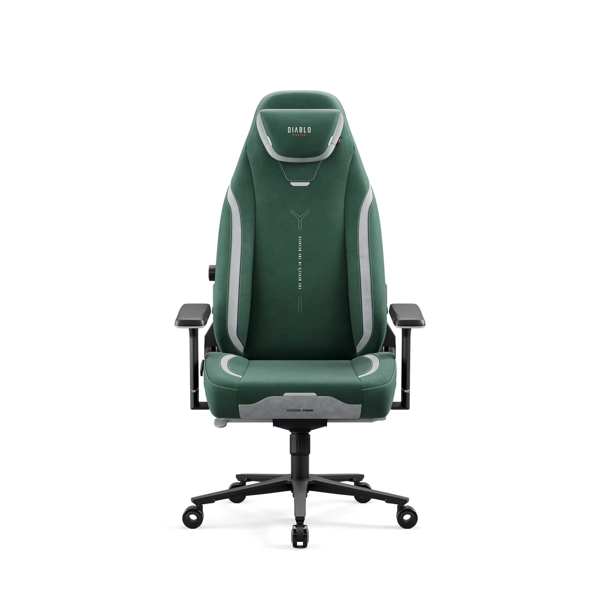 Fotel Diablo Chairs X.Eye Prime, Normal Size, Forest Green Gamingowy do 140kg Ciemny Zielony