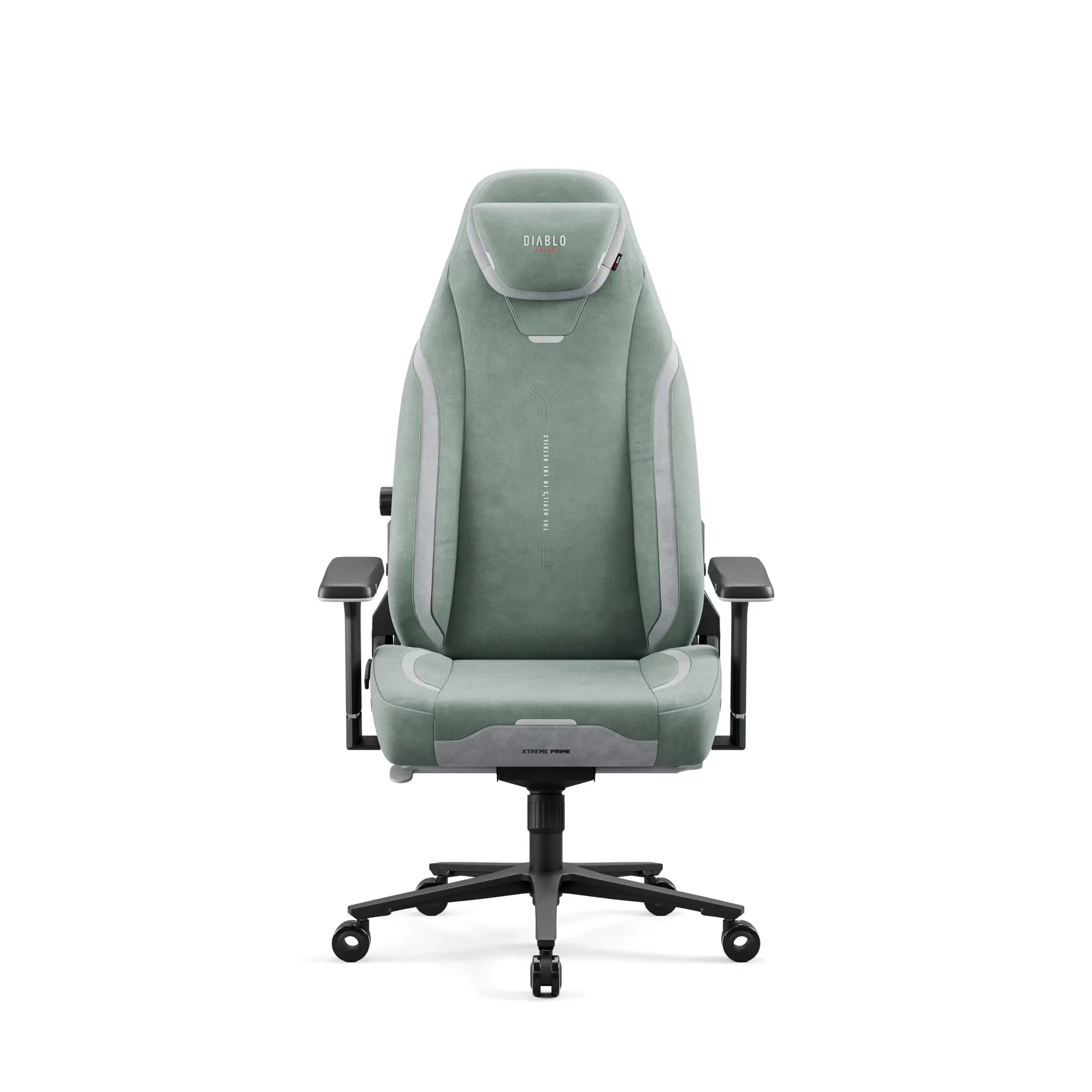 Fotel Diablo Chairs X.Eye Prime, Normal Size, Gothic Green Gamingowy do 140kg Zielony