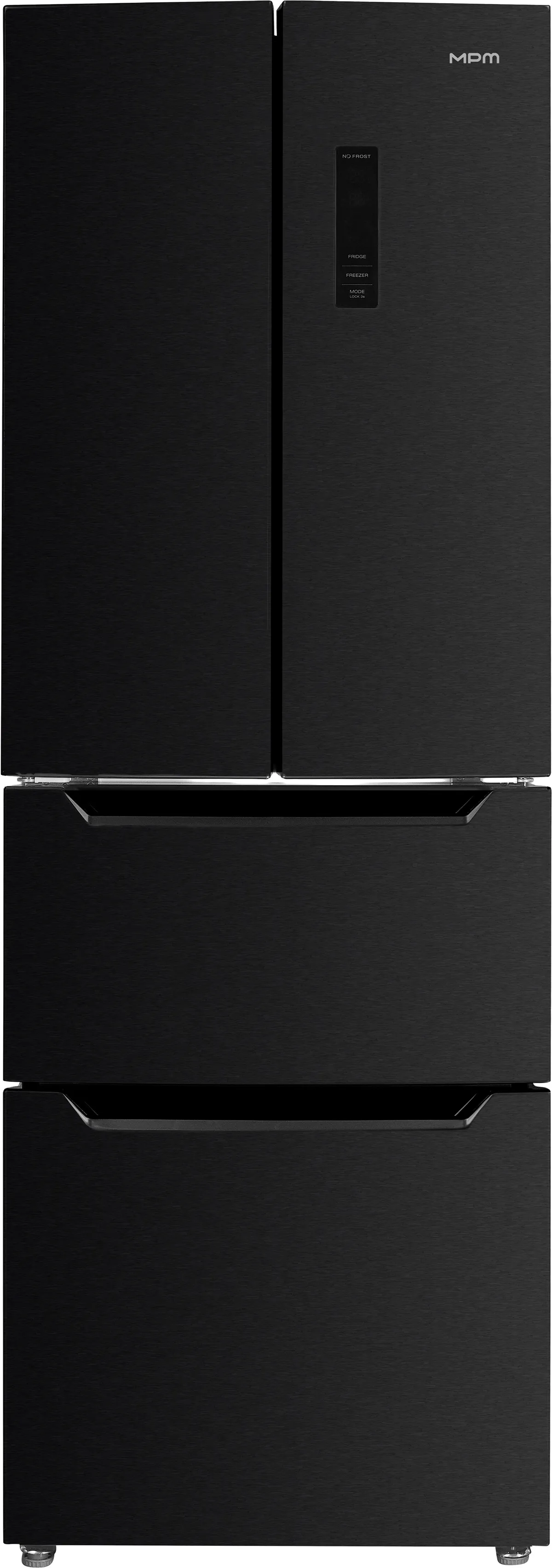 Lodówka MPM 351-SBF-18/D Pełny No Frost 185,5cm Szuflada z kontrolą wilgotności Komora świeżości Ciemny Inox