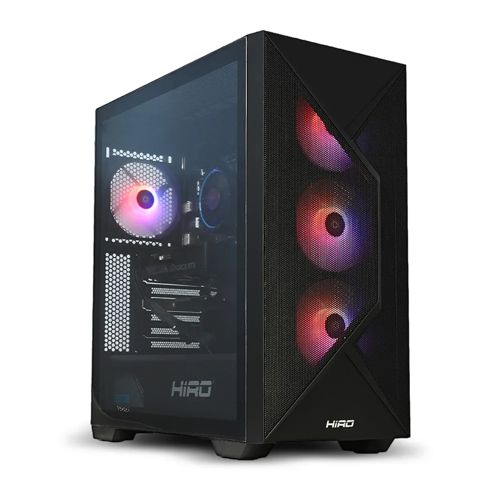 Komputer gamingowy NTT Hiro ZKG-R7B5070-01EU R7 5700 32GB RAM 1TB Dysk SSD RTX5070 Win11