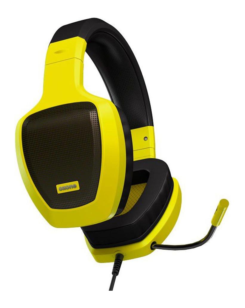 Słuchawki przewodowe z mikrofonem Ozone RAGE Z50 GLOW - żółty