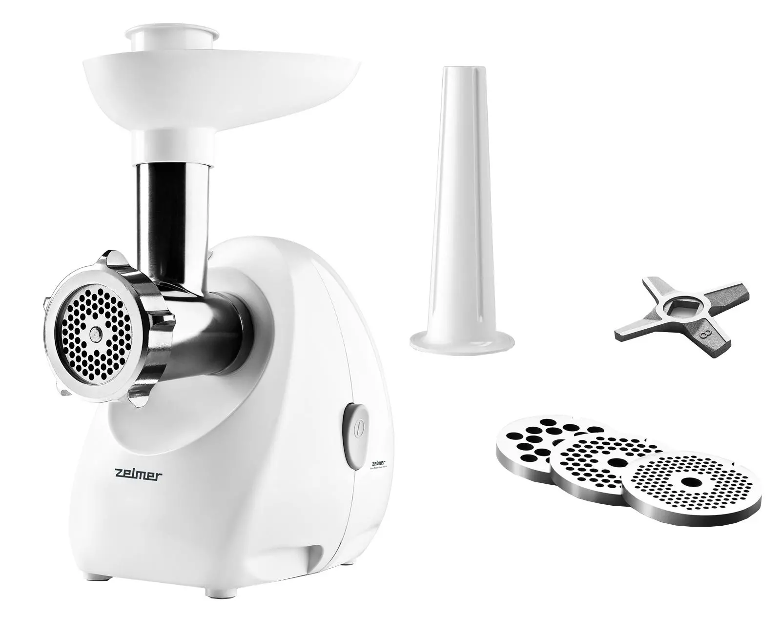 Maszynka do mięsa Zelmer ZMM4080W 1900W 3 sitka