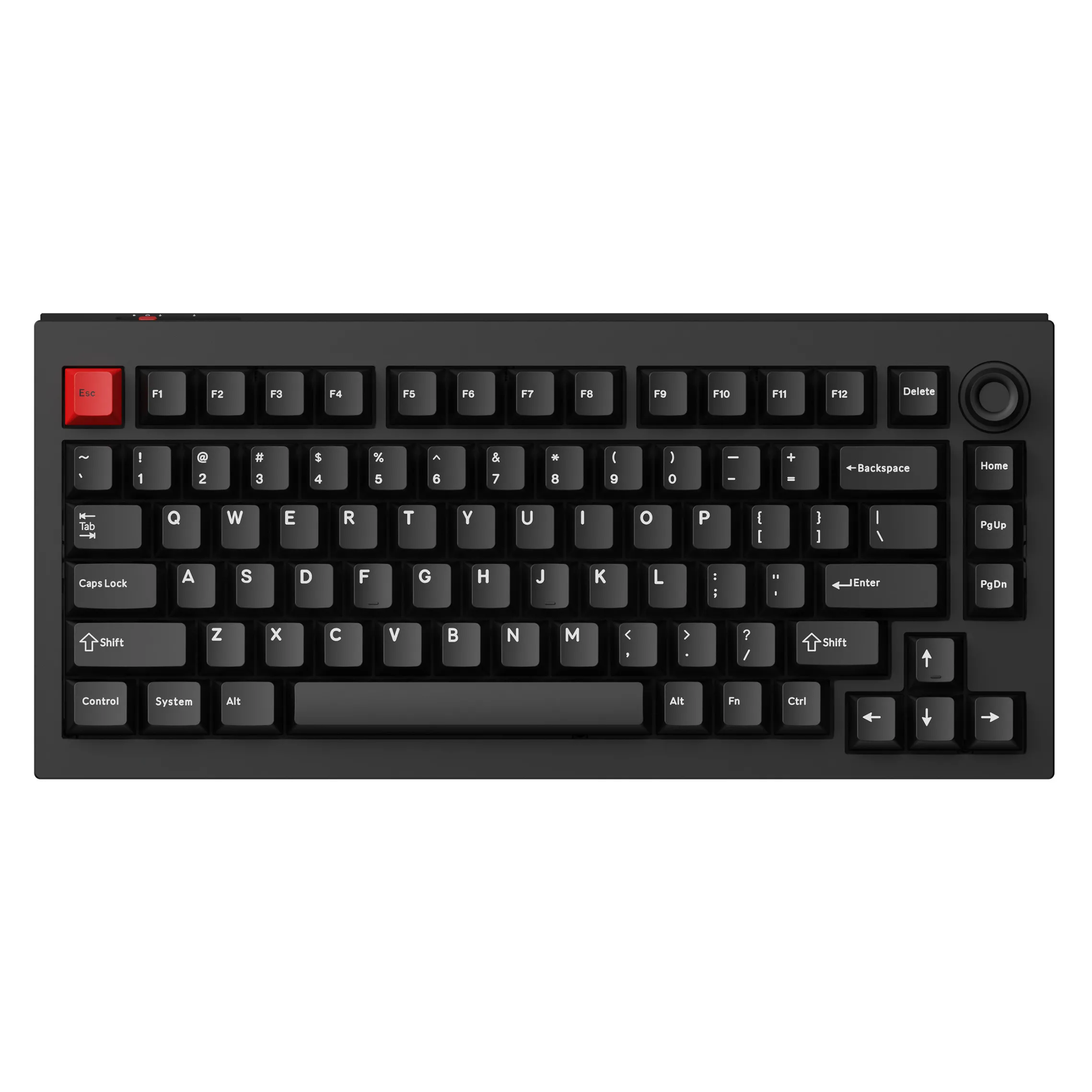 Klawiatura magnetyczna Keychron L5 HE Lemokey Ultra-fast Lime Czarno-Czerwony