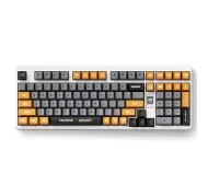 MCHOSE UT98 Outemu Silent Peach V3 Switch Biało-Szary