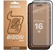 Bizon matowe Glass Matte Duo do iPhone 15 / 16 2 sztuki