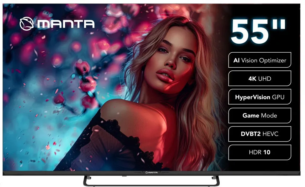 Telewizor Manta MATV002LUV55 55" LED 4K Smart TV VIDAA DVB