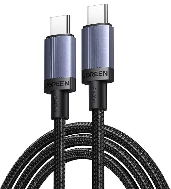 Kabel UGREEN L532 USB-C do USB-C 240W 2m Czarny