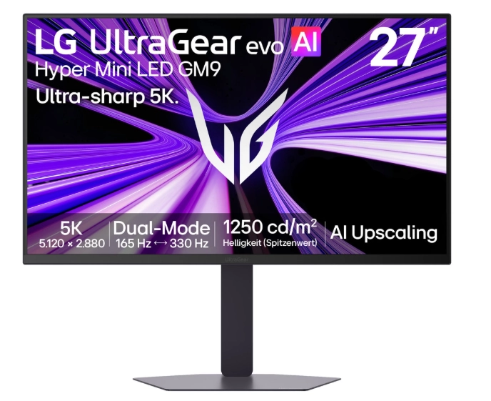 Monitor LG 27GM950B-B.AEU 27" 5K2K WUHD IPS Dual Mode 165Hz/330Hz 1ms Gamingowy