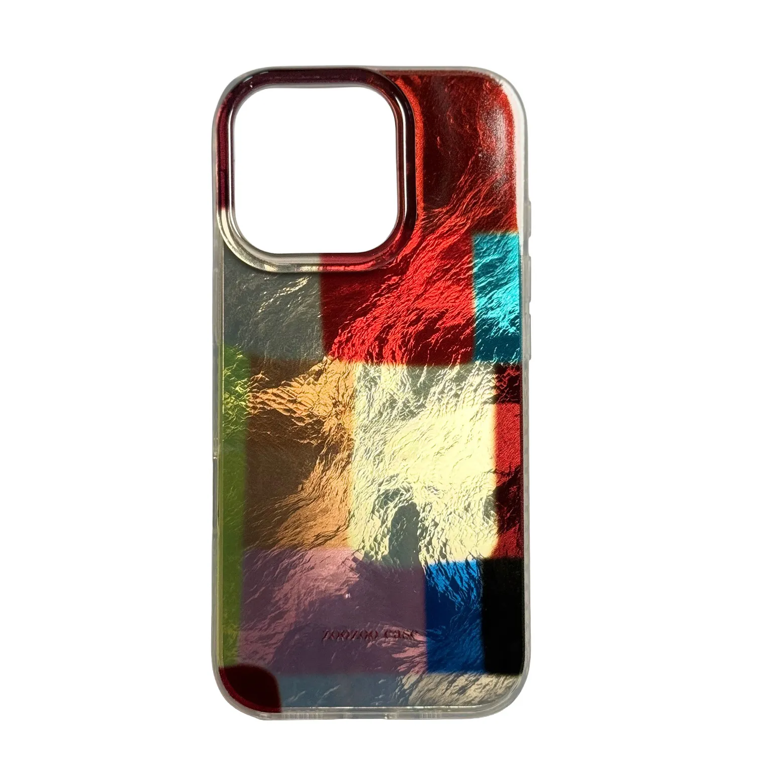 Etui Phoneskin Kolorowa Kratka do iPhone 16 Pro Kolorowy