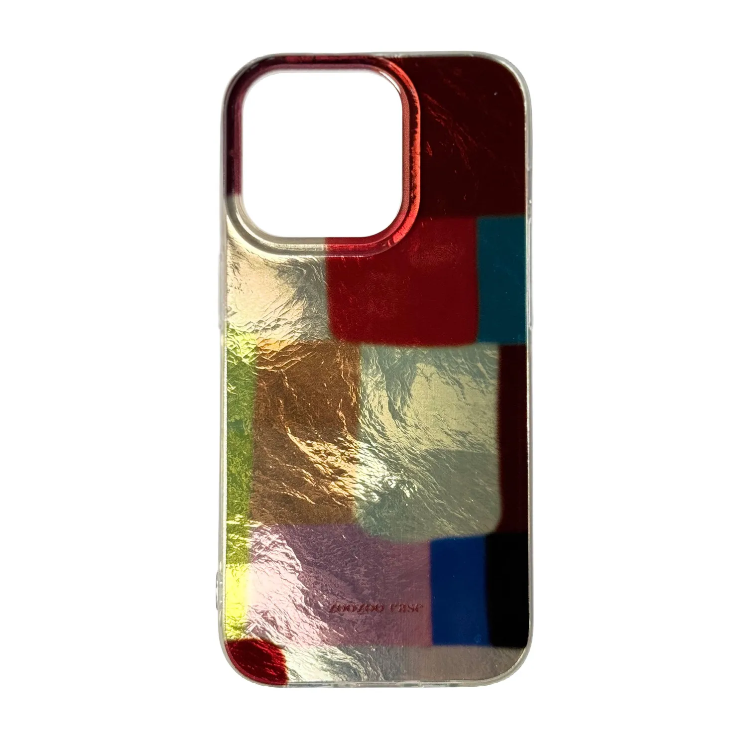 Etui Phoneskin Kolorowa Kratka do iPhone 14 Pro Kolorowy