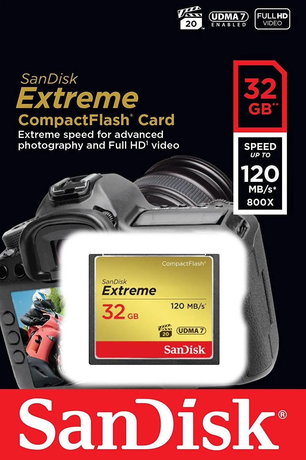 Karta pamięci SanDisk Extreme Compact Flash 32GB