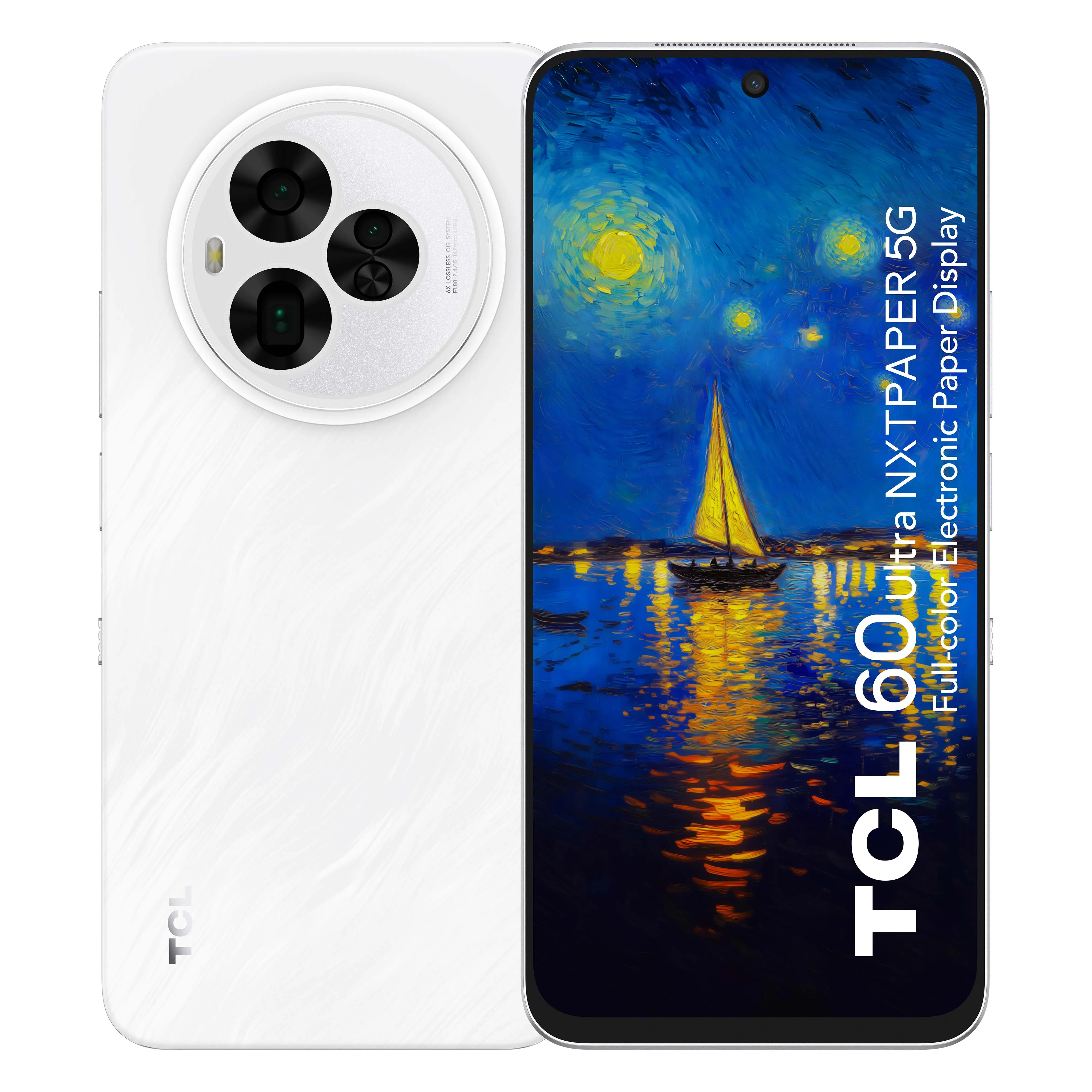 Smartfon TCL NXTPAPER 60 Ultra 5G 12/512GB 7,2" 120Hz 50Mpix Biały + Etui + Rysik