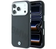 BMW Sign Inclined Deboss Letters MagSafe do iPhone 18 Pro / 17 Pro Szary
