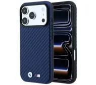 BMW M Carbon Metal Logo MagSafe do iPhone 18 Pro / 17 Pro Granatowy