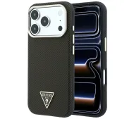 Guess Kevlar Triangle Logo MagSafe do iPhone 18 Pro / 17 Pro Brązowy