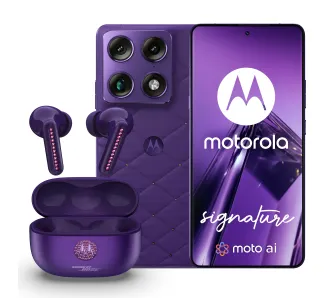 Smartfon Motorola Signature 16/512GB 6,78" 165Hz 50Mpix Fioletowy + Słuchawki Moto Buds 2 Plus