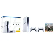 Sony PlayStation 5 Slim E Chassis (PS5) 1TB z napędem Dodatkowy Pad Bundle + EA SPORTS FC 27