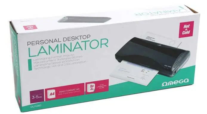 Laminator Omega A4 43490 Czarny