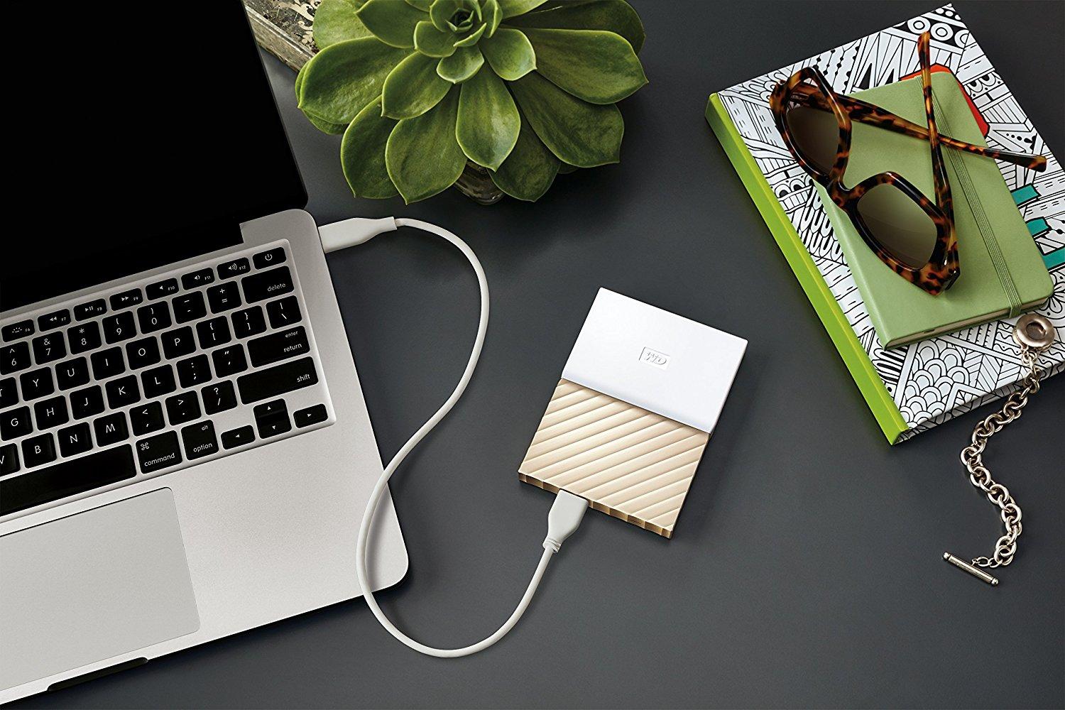 Dysk WD My Passport Ultra 1TB USB 3.0 (biało-złoty)