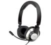 Słuchawki przewodowe z mikrofonem Creative ChatMax HS-720 Nauszne Czarno-srebrny