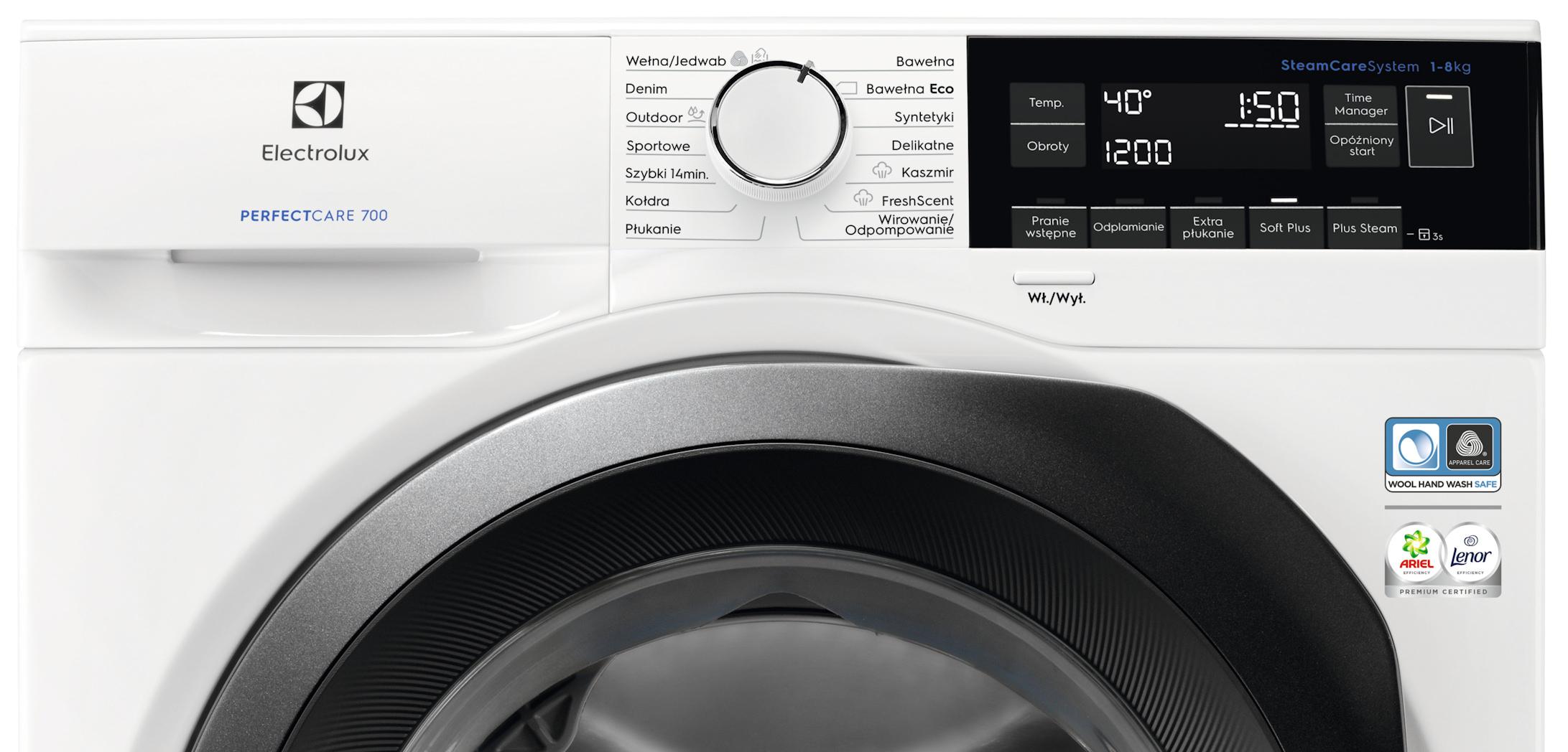 Pralka Electrolux EW7F348SP PerfectCare 700 8kg 1400obr/min