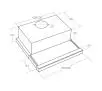Okap Akpo WK-7 Light Eco Glass 60 Czarny