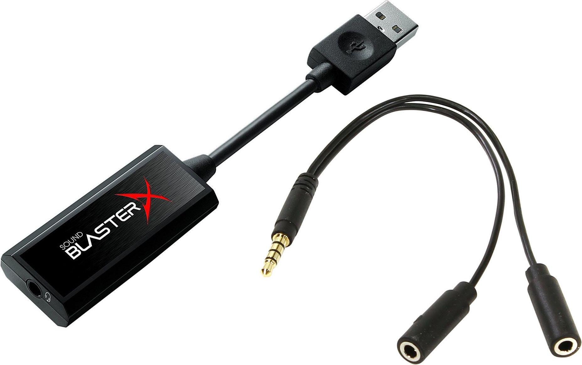 Creative Sound BlasterX G1 + splitter