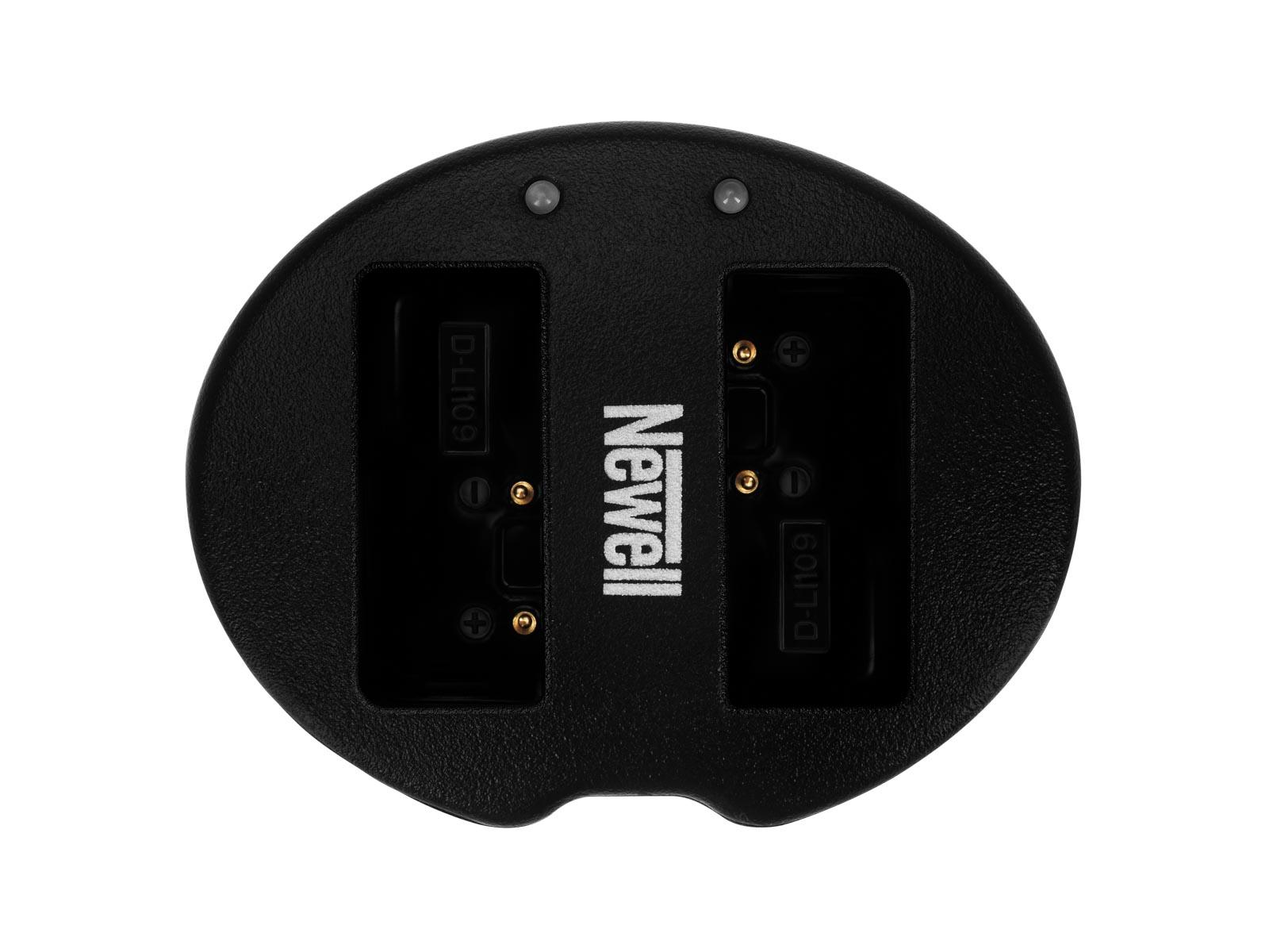 Ładowarka Newell dwukanałowa SDC-USB do akumulatorów D-LI109