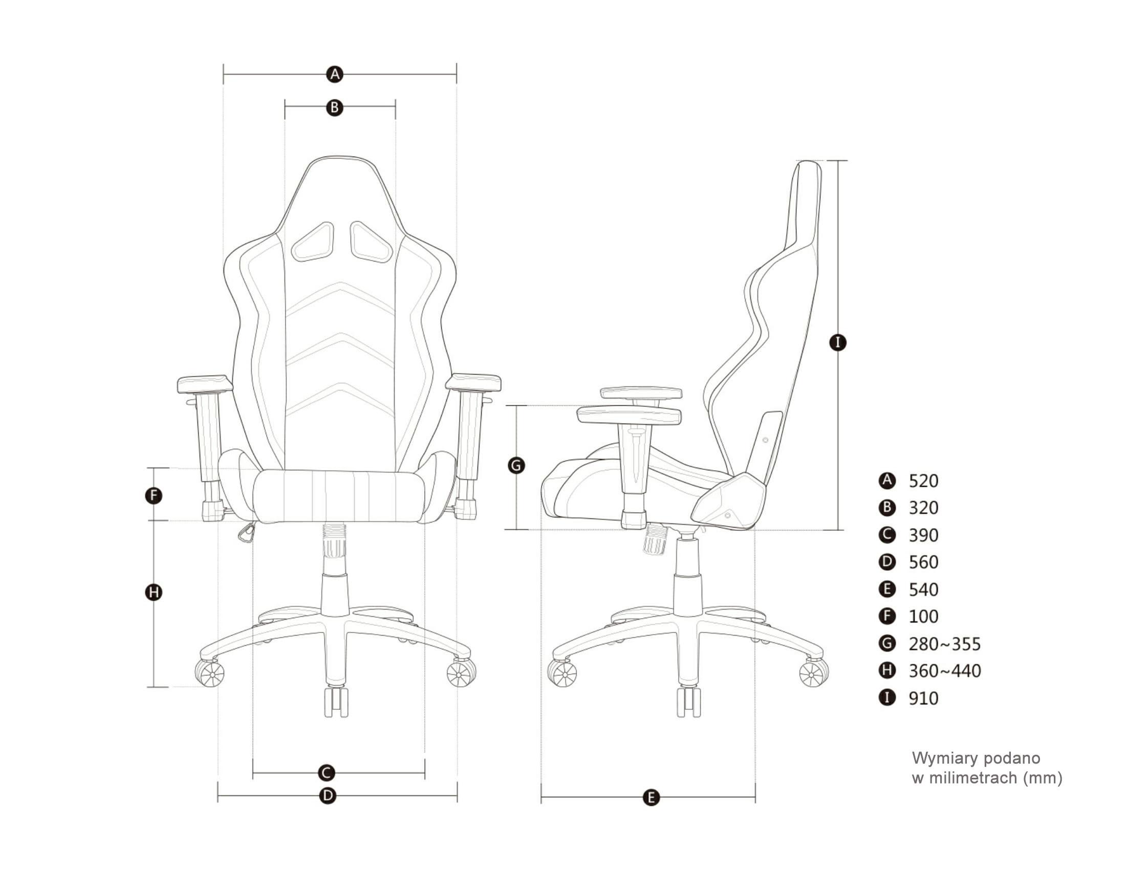 Fotel Akracing Player (zielony)