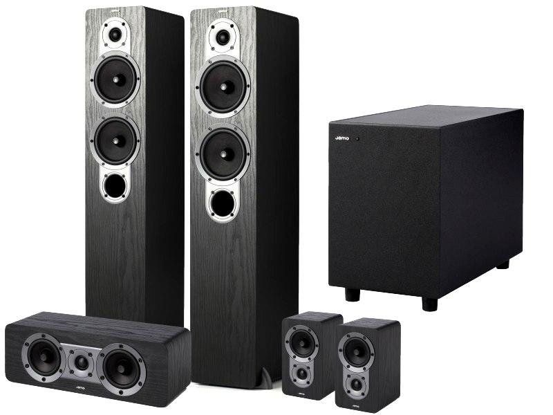 Zestaw kolumn Jamo S 426 HCS 3 (czarny) + SUB 210 (czarny)