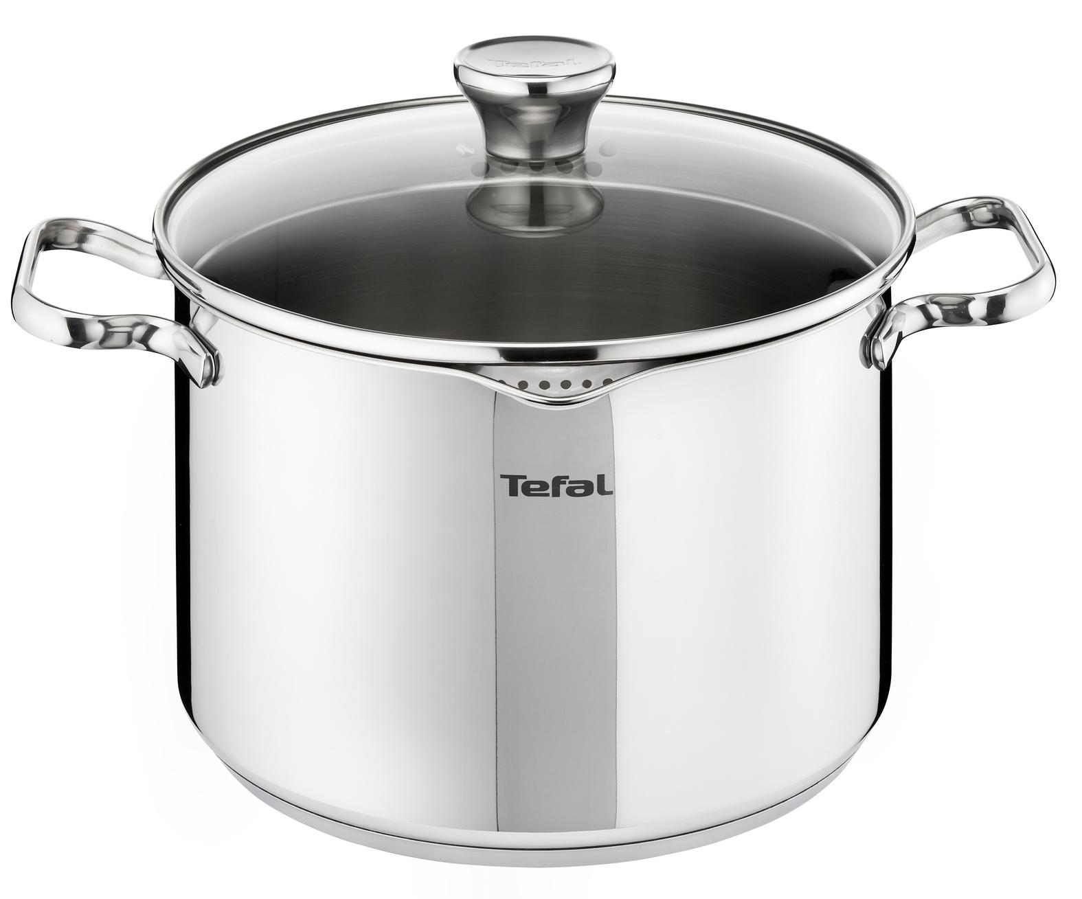 Zestaw garnków Tefal Duetto Pasta A705S874 Indukcja Stal nierdzewna 6 elementów