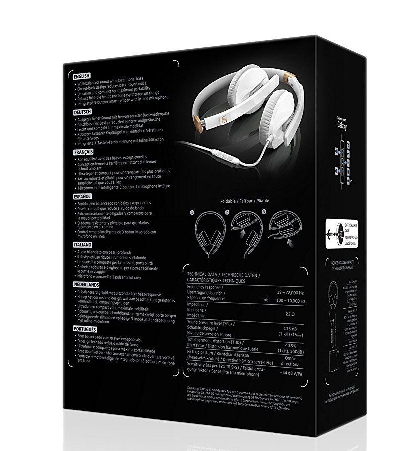 Słuchawki przewodowe Sennheiser HD 2.30G (biały)