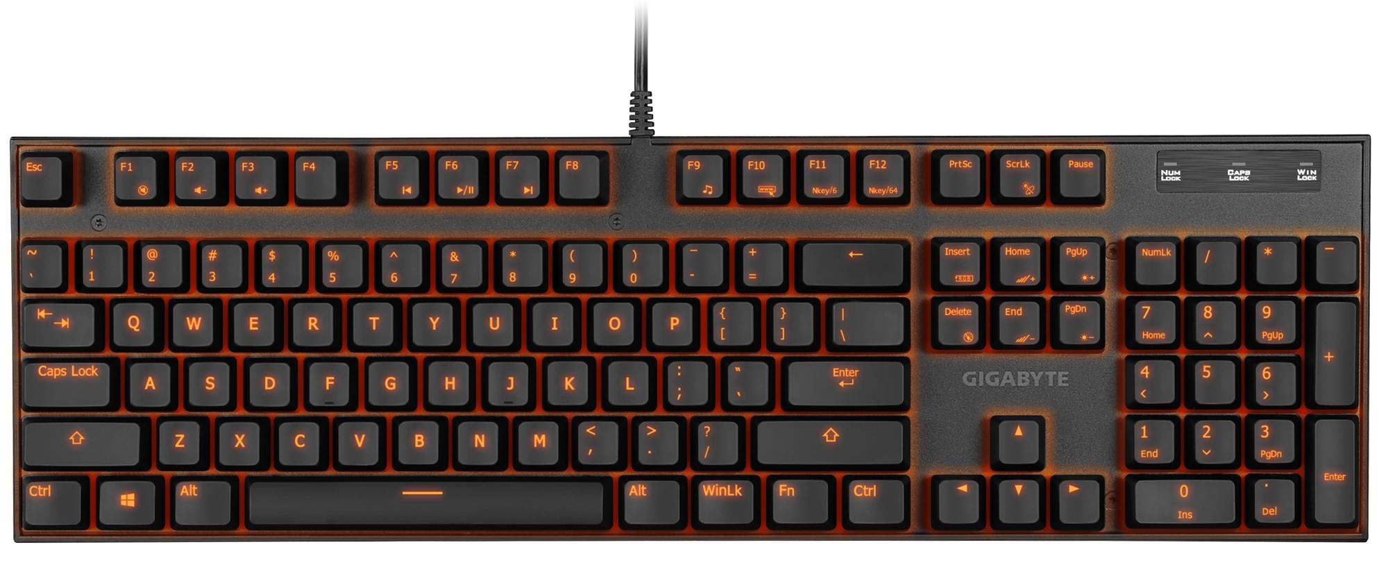 Klawiatura mechaniczna Gigabyte Force K85 Gaming