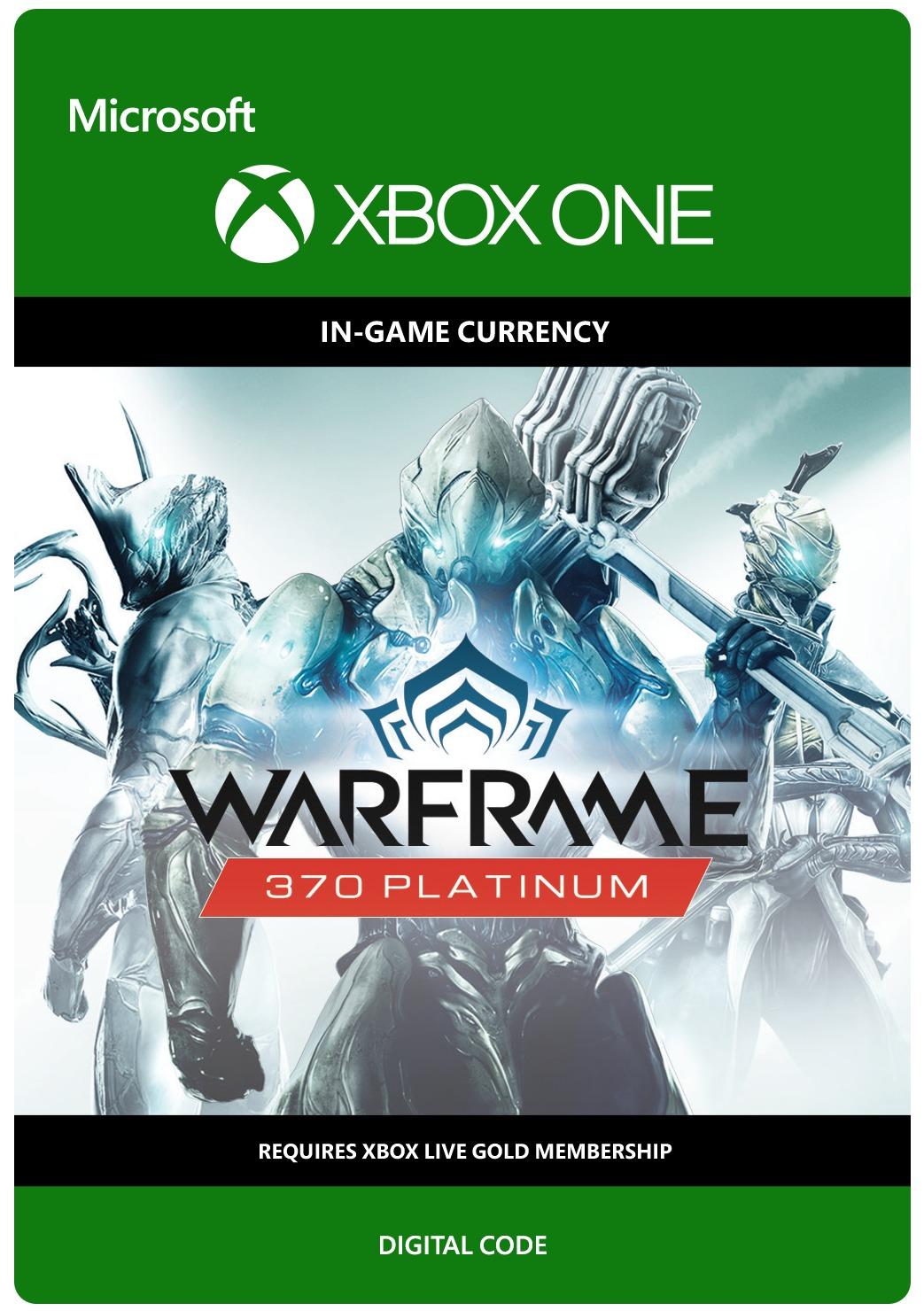 Warframe - 370 Platinum [kod aktywacyjny] Xbox One