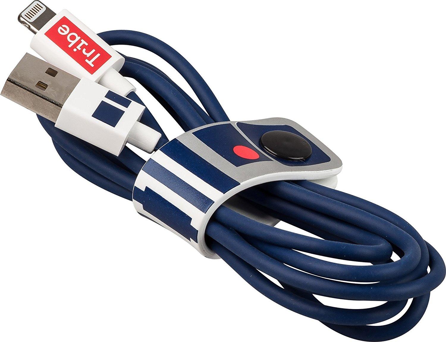 Kabel Tribe CLR20707 Gwiezdne Wojny kabel lightning Mfi 120 cm R2-D2