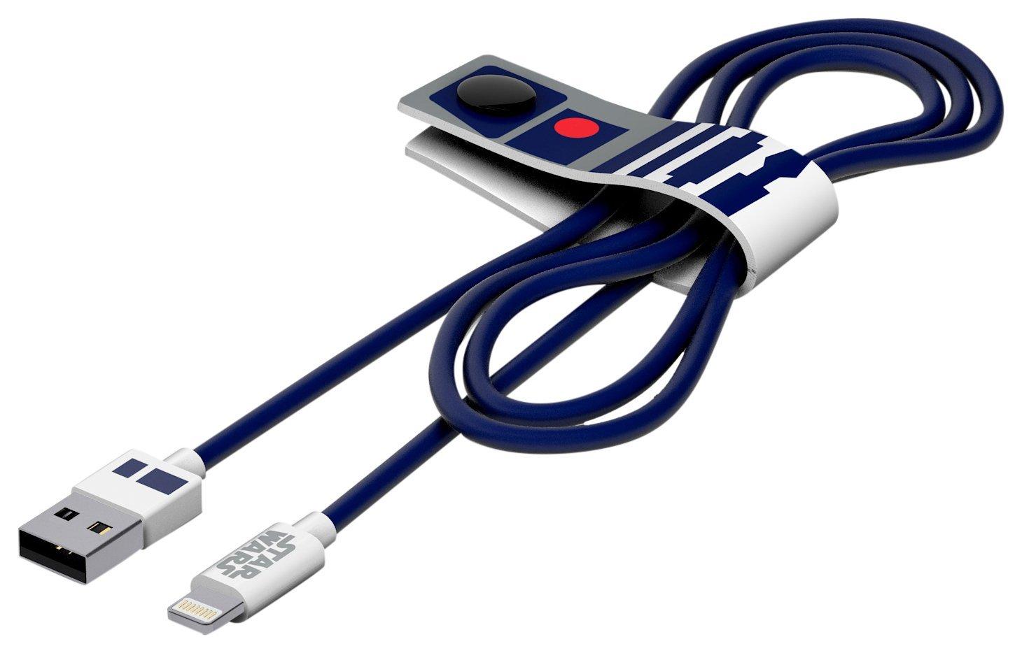 Kabel Tribe CLR20707 Gwiezdne Wojny kabel lightning Mfi 120 cm R2-D2