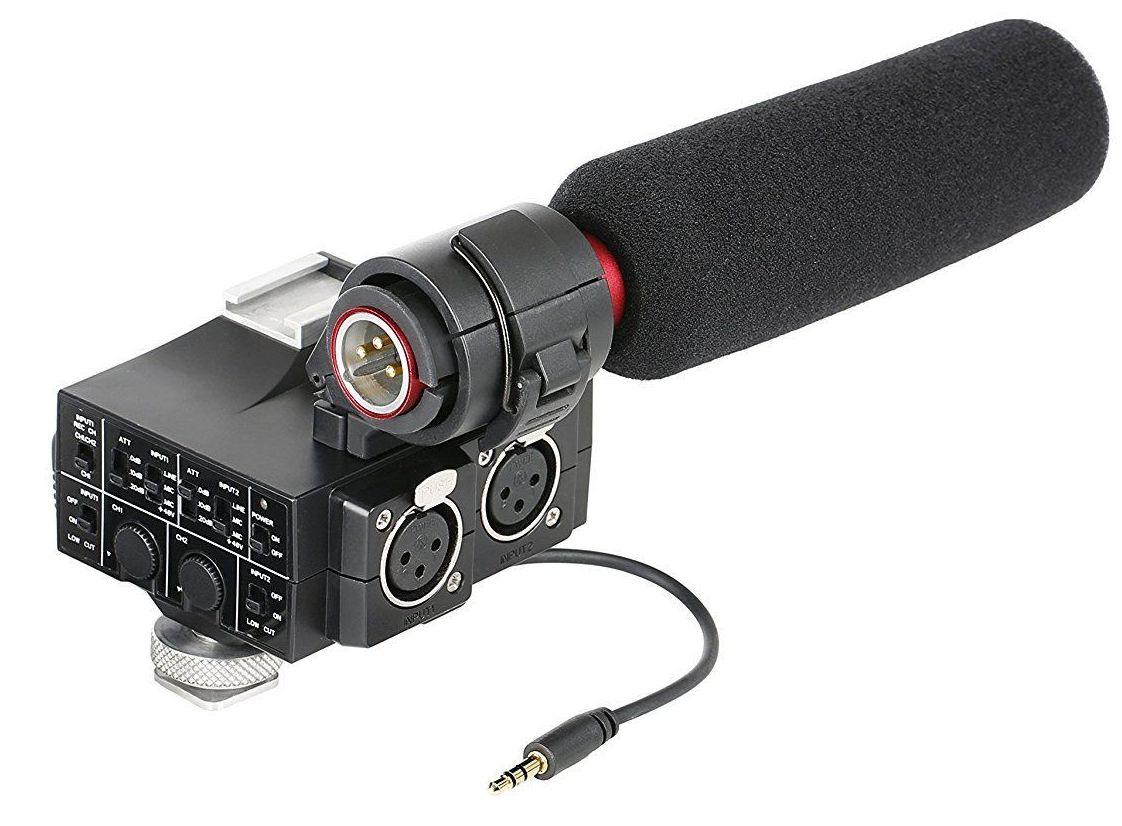 Saramonic Adapter Audio MixMic z mikrofonem SR-NV5